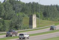 ACR concrete pier Taylor Drive Red Deer